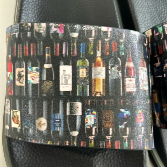 Robert Graham SHIRAZ Wine Bottle Slide Sandals Slip On Size 12 - Picture 12 of 16